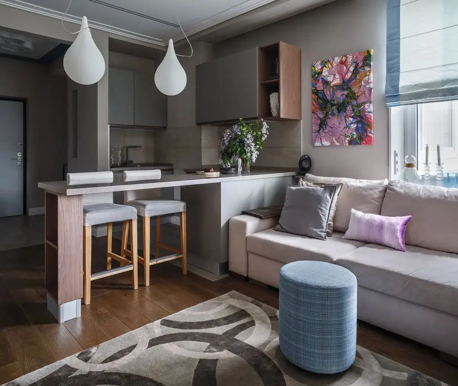 Modern Three-Bedroom Apartment for a Young Couple