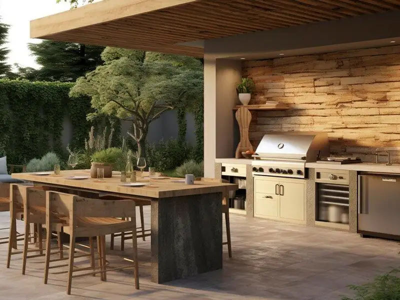 Idei inedite de amenajare a unei bucătării în aer liber