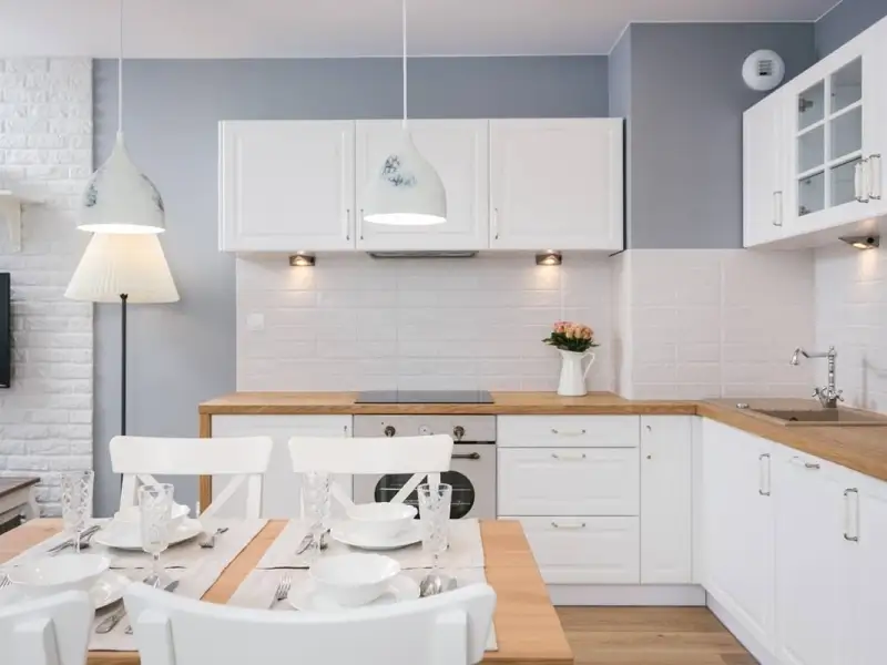 Apartament de 2 camere amenajat cu influente provensale