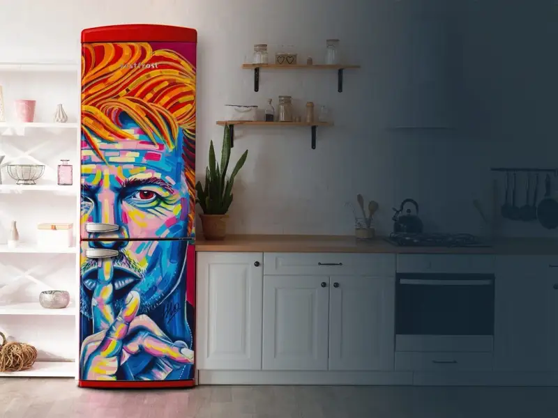 Vestfrost Retro ArtCollection îți transformă bucătăria într-o galerie de artă urbană