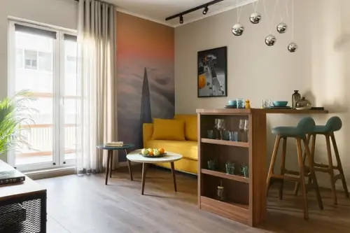 Energia tineretii in amenajarea unui apartament de 44 mp