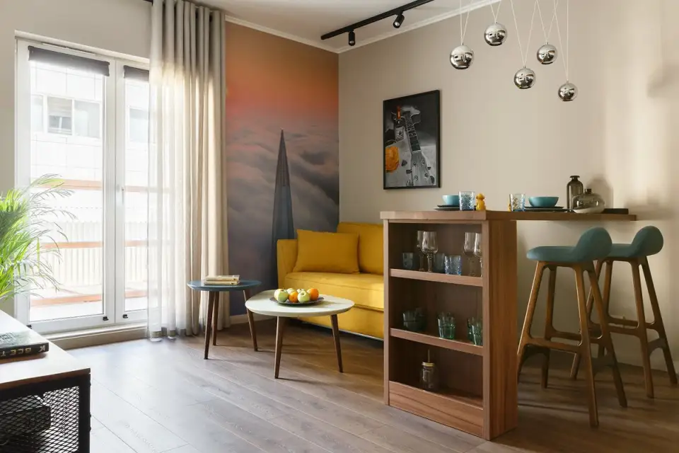 Youthful Energy in Designing a 44 sq m Apartment
