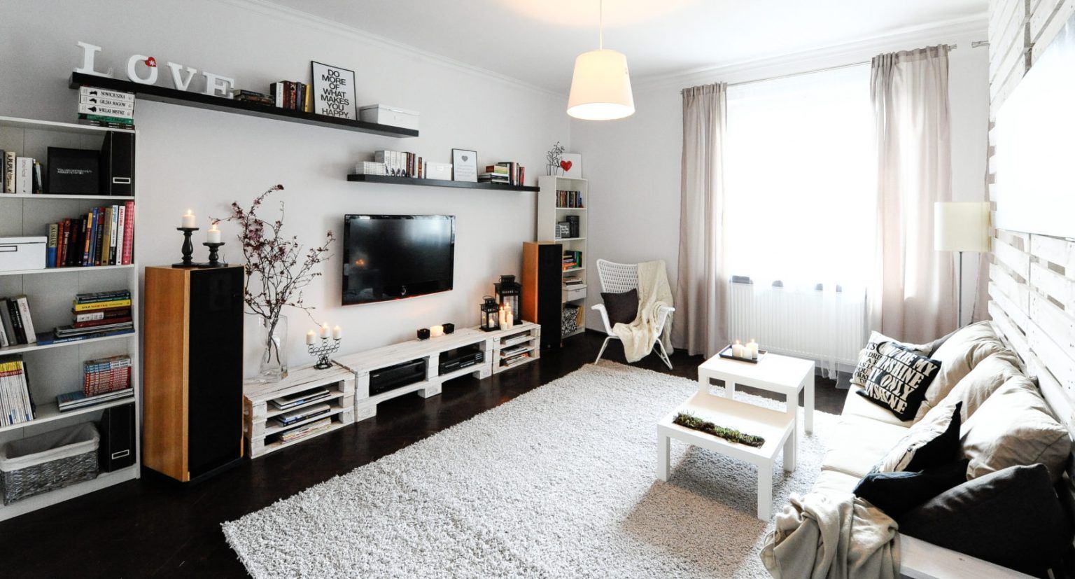 Proiect de reamenajare surprinzator pentru un apartament cu o camera
