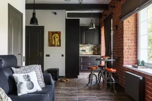 Mic, dar cu stil amenajarea unui spatiu tip loft de 31 mp