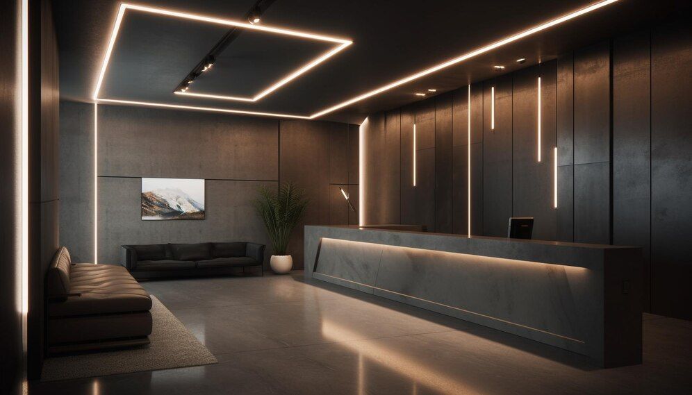 Benzi LED: Soluția perfectă pentru un hol iluminat modern și personalizat