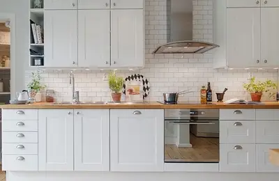10 Kitchen Designs with White
