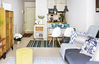A Vibrant Makeover for a 30 sq m Studio Apartment