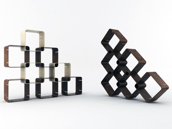 The Intelligent Square - Modular Shelf by Pietro Russomanno