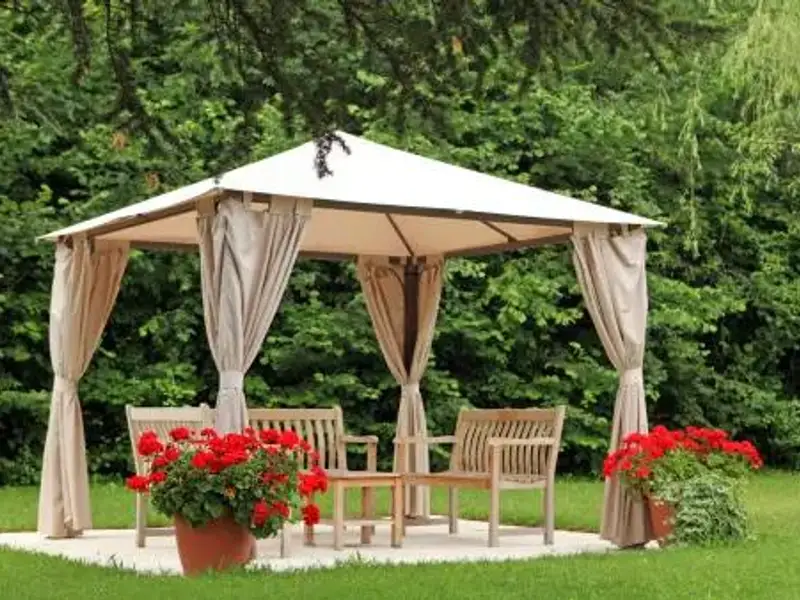 Top 6 pavilioane potrivite pentru grădină