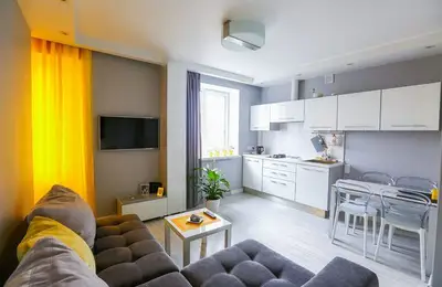 Color Design in a 35 Square Meter Space