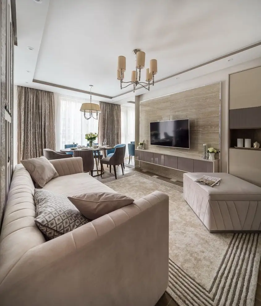 Monochromatic Elegance for a Feminine Design