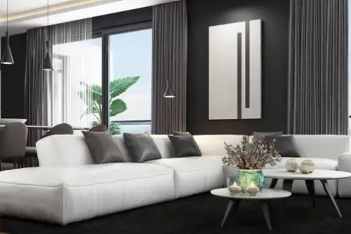 Living room în alb și negru: idei și soluții inedite pentru amenajarea sa