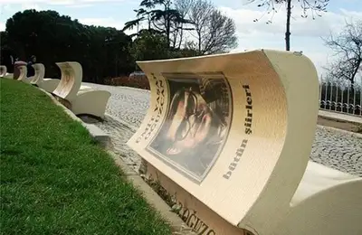 Unusual Banks Shaped Like Books in Istanbul