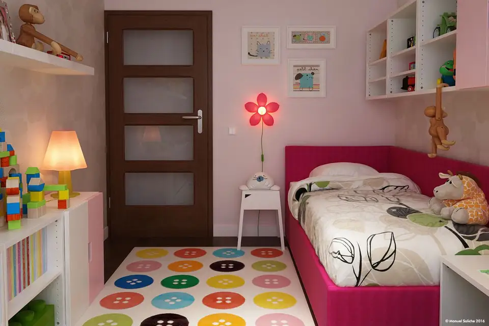 Girl's Room Design Template