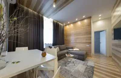 Modern Design for a 44 sq m Two-Bedroom Apartment