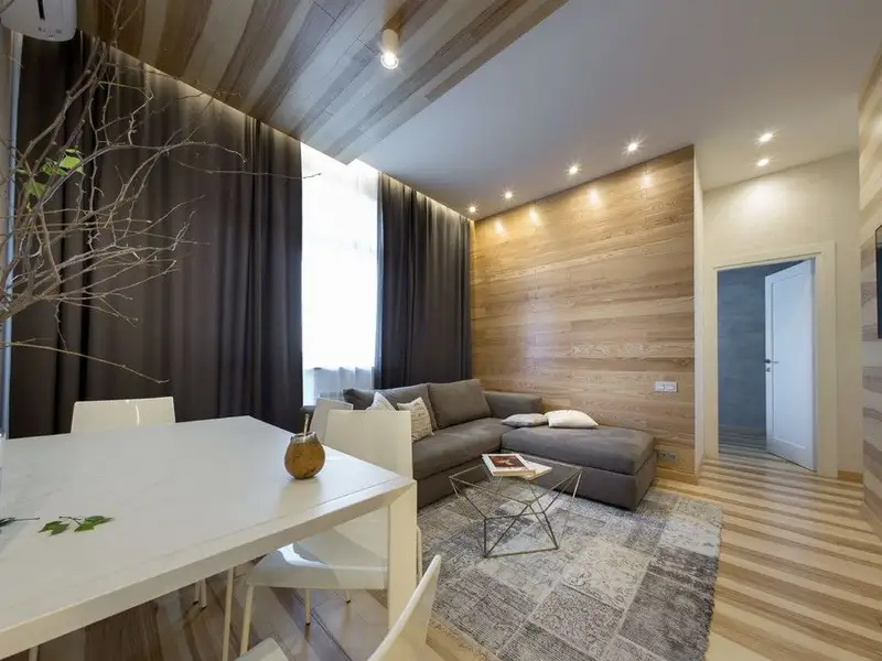 Amenajarea moderna a unui apartament de 44 mp cu 2 camere