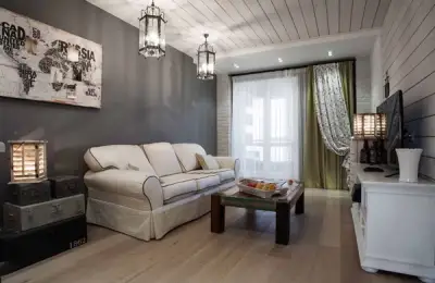 Rustic Atmosphere in a 65 Square Meter Apartment