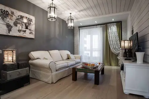Atmosfera rustica intr-un apartament de 65 metri patrati
