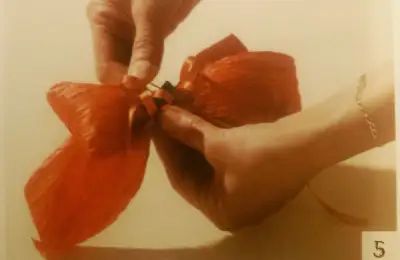 Making Red Bases for Decorations