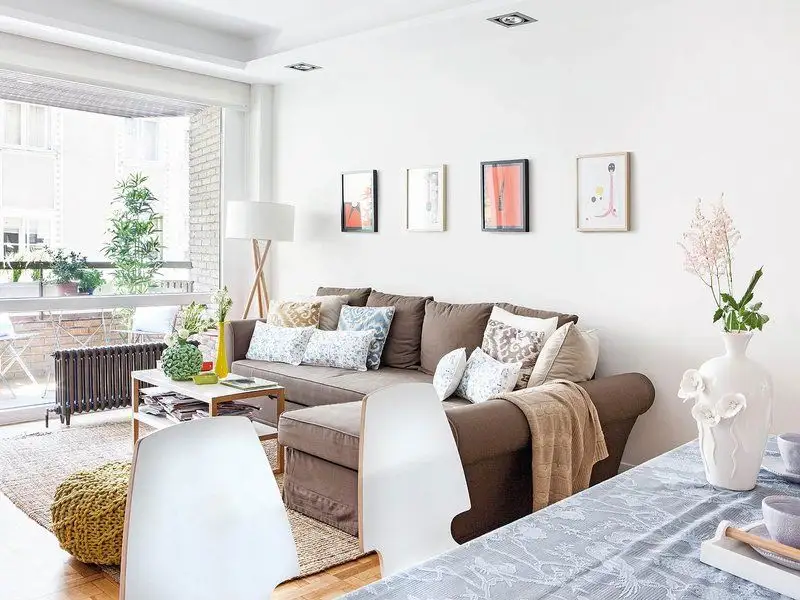 Un apartament primeste o excelenta reamenajare, cu multa lumina naturala