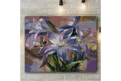 Picturi pe numere cu flori, un cadou special iata de ce!