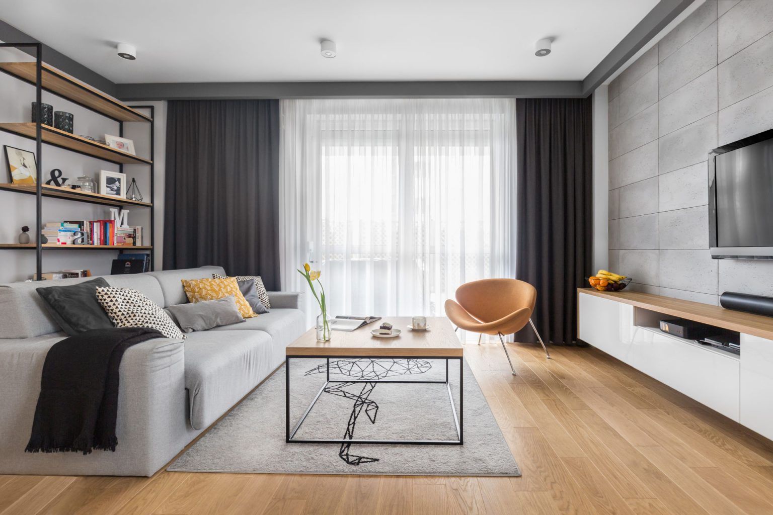 Modern Simplicity in a Two-Bedroom Apartment