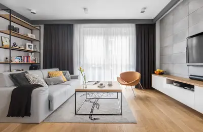 Modern Simplicity in a Two-Bedroom Apartment