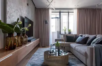 Modernism, Functionality, and Grace: Apartment Design for a Family with a Child and a Cat
