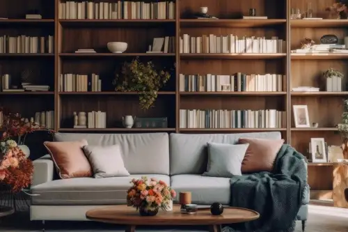 Biblioteci mari într-un living mare- 10 idei îndrăznețe despre amenajarea unei biblioteci în living
