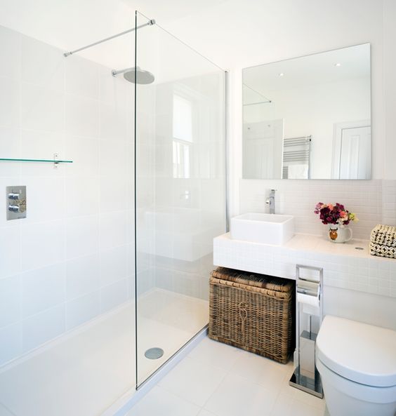 Baie amenajata in alb  12 modele pline de inspiratie