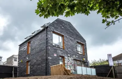 House Built from Recycled Materials and Waste