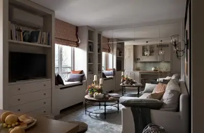 Studio Apartment Designed Like a Two-Bedroom