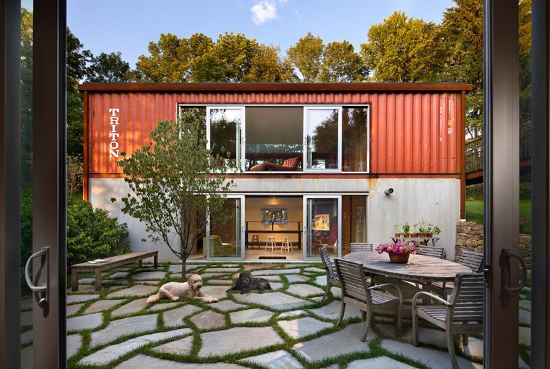 Modern Home Designed from Containers