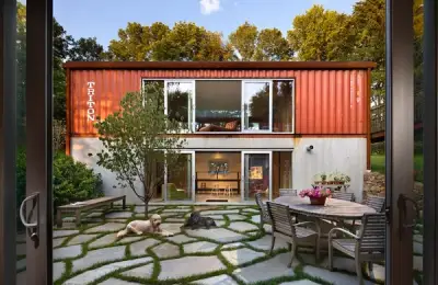 Modern Home Designed from Containers