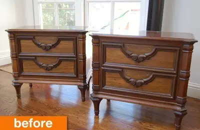 Restoring Vintage Nightstands: Before/After (DIY)