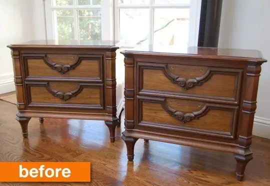 Restoring Vintage Nightstands: Before/After (DIY)