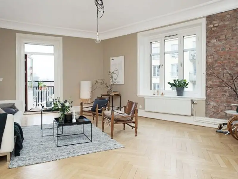 Atmosfera vintage intr-un apartament spatios remarcabil
