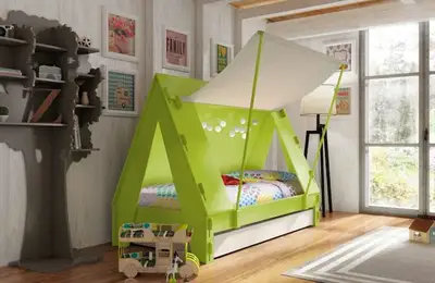 Children's Room Furniture - Tent-Shaped Beds