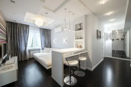 Amenajare moderna de apartament in tonuri vibrante