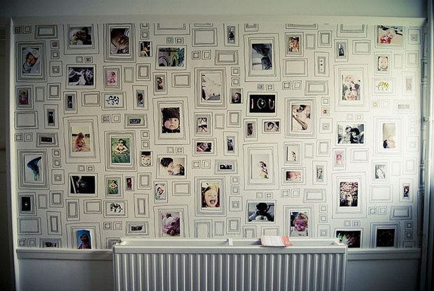 Decorate Your Favorite Corners with Faux Frames and Photographs