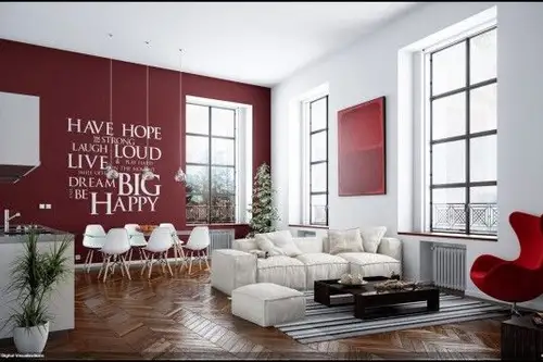 16 modele moderne de tapet pentru livingul tau
