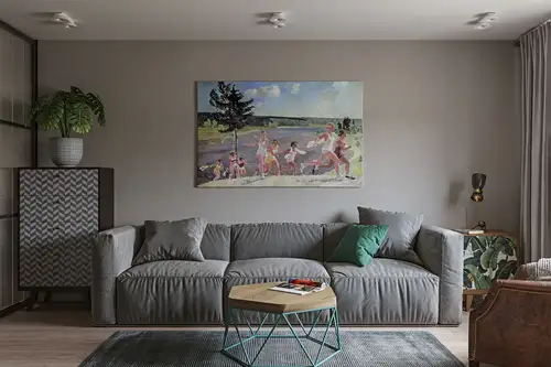 Apartament cu o amenajare contemporana pentru un cuplu tanar