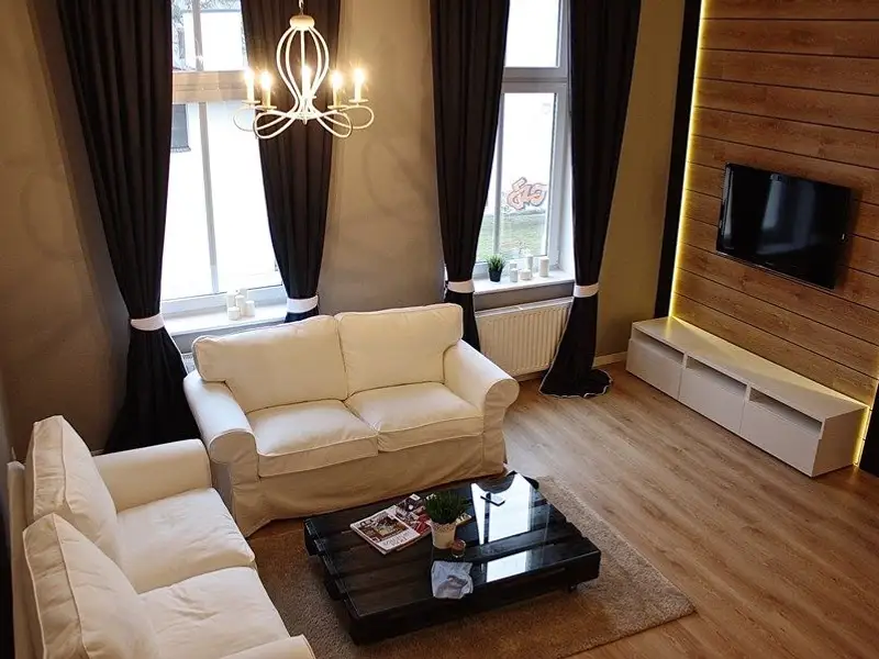 O amenajare contemporana pentru un apartament de 2 camere dintr-un cartier istoric