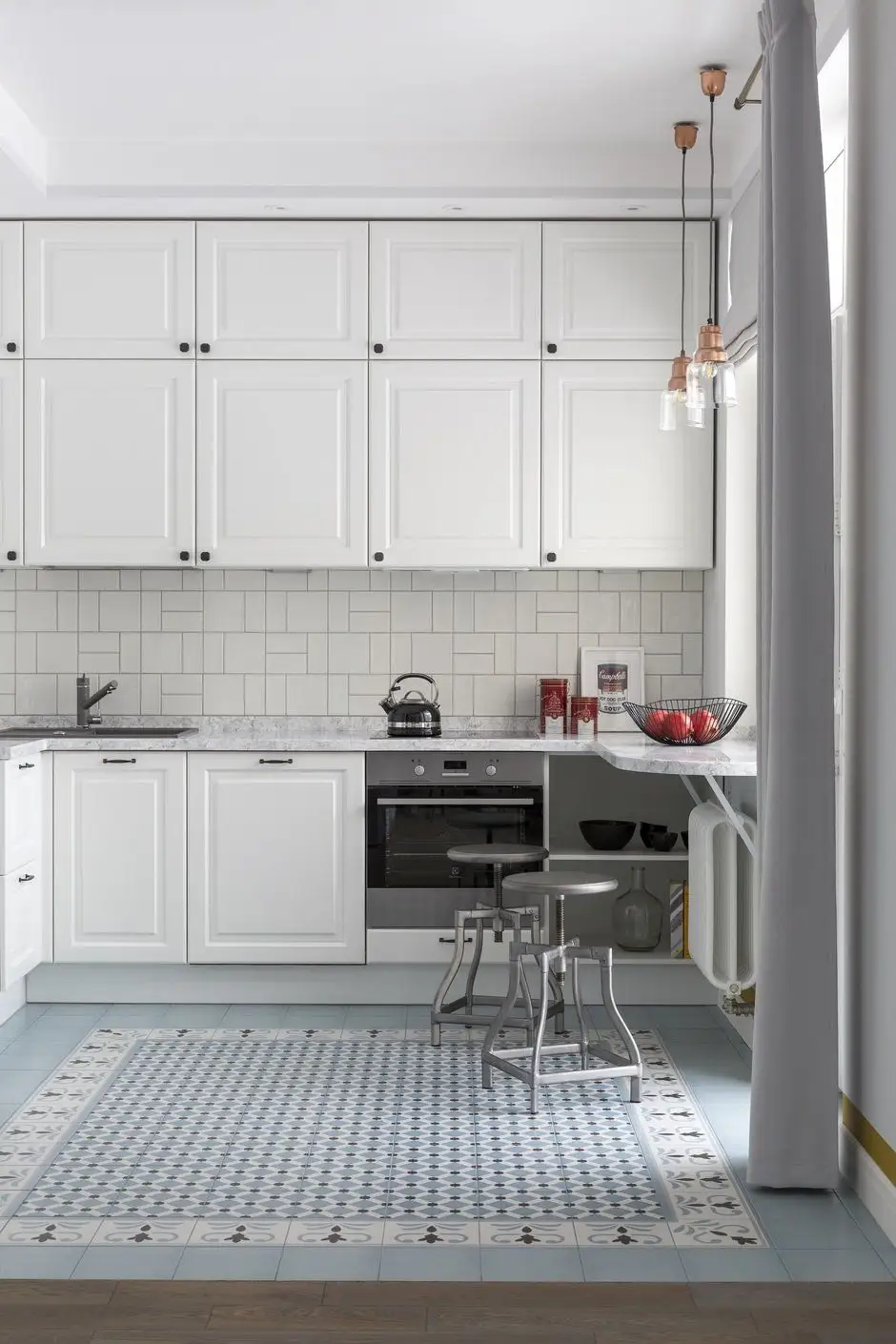 A 55 sq m space transforms into a charming two-bedroom apartment