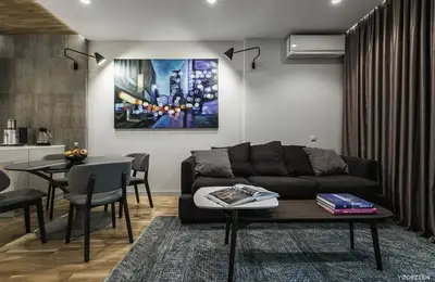 Contemporary Style Elegance in a 64 sqm Apartment