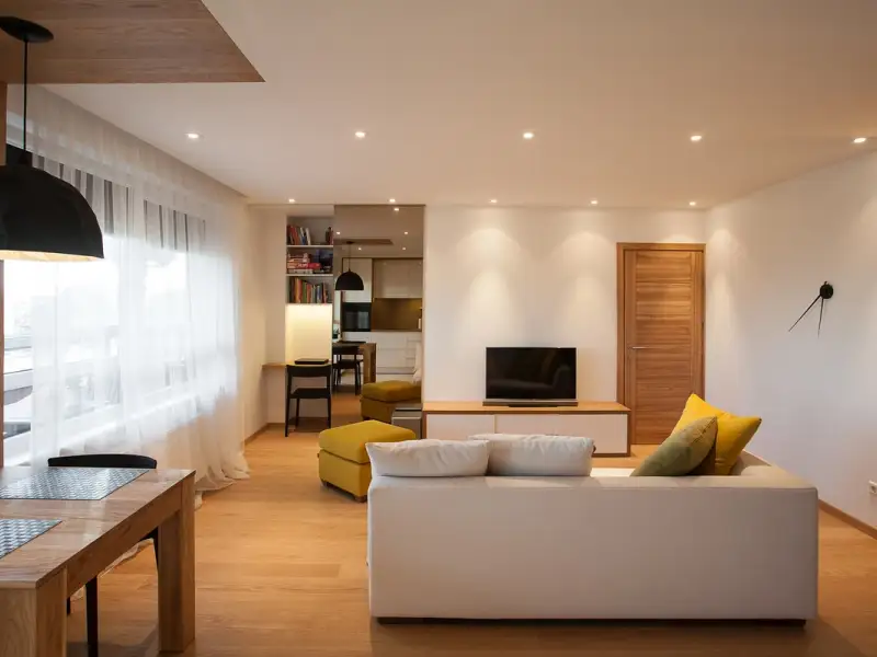 Design minimalist intr-un apartament de 3 camere