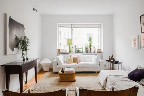 Model de amenajare a unui apartament lung si ingust