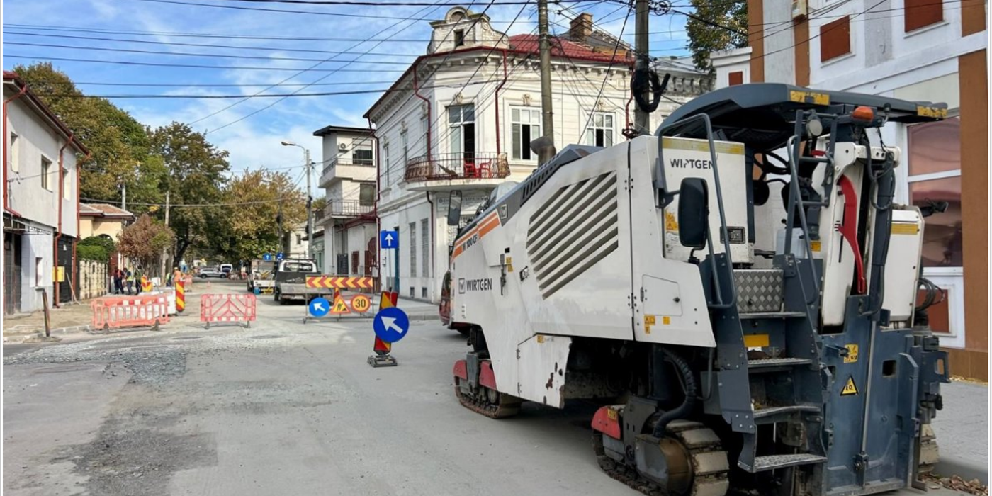 Trafic închis total pe strada Ion Lahovari din Constanța. Încep lucrările de reabilitare a carosabilului