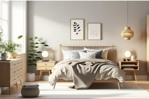 Cum să alegi draperiile potrivite pentru un dormitor în stil nordic