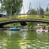 Podul emblematic din Parcul Drumul Taberei va fi reabilitat.